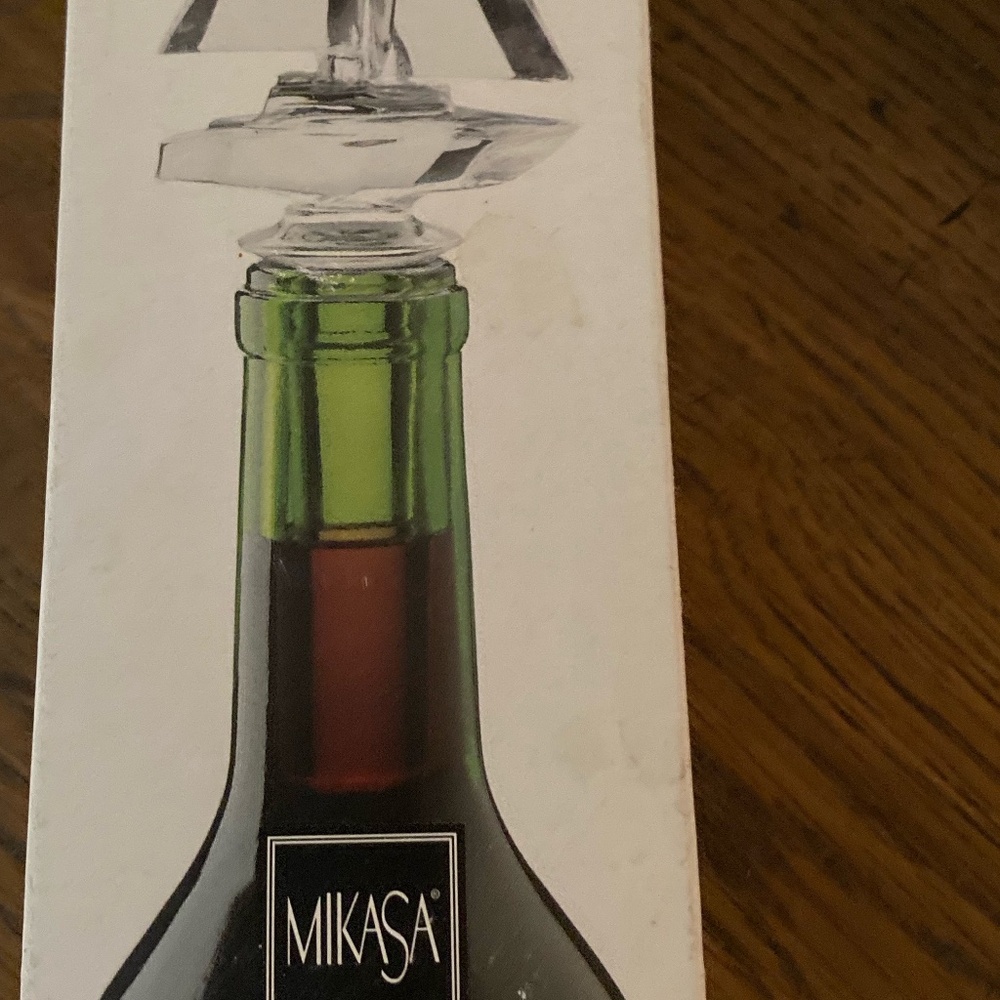 Mikasa Crystal Wine Bottle Stopper, Regatta Sailboat